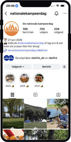 De Nationale Kampeerdag Instagram